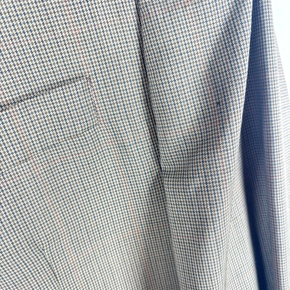 VTG Chaps Ralph Lauren 2 Pc Men's Suit 42 Slacks 34x31 Houndstooth Plaid - Picture 6 of 15